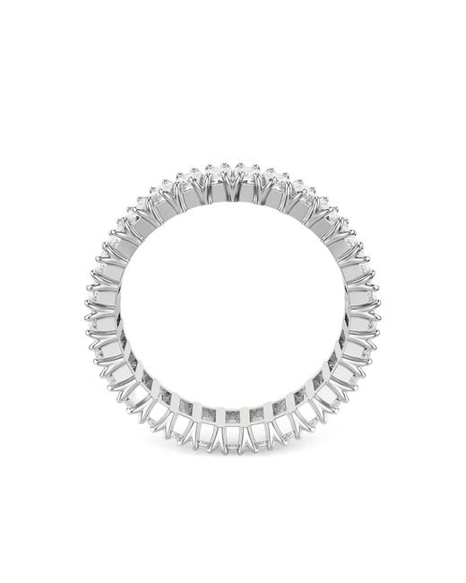 Swarovski White Matrix Rectangular-Cut Ring