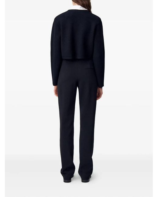 Claudie Pierlot Black Cigarette Trousers