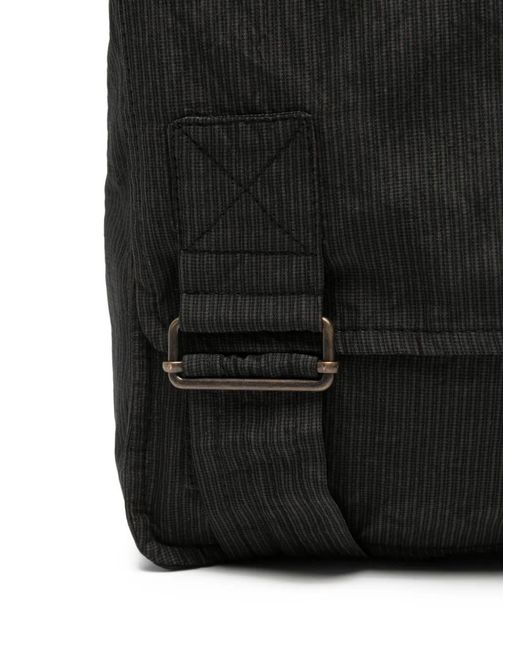 Masnada Black Buckle Shoulder Bag