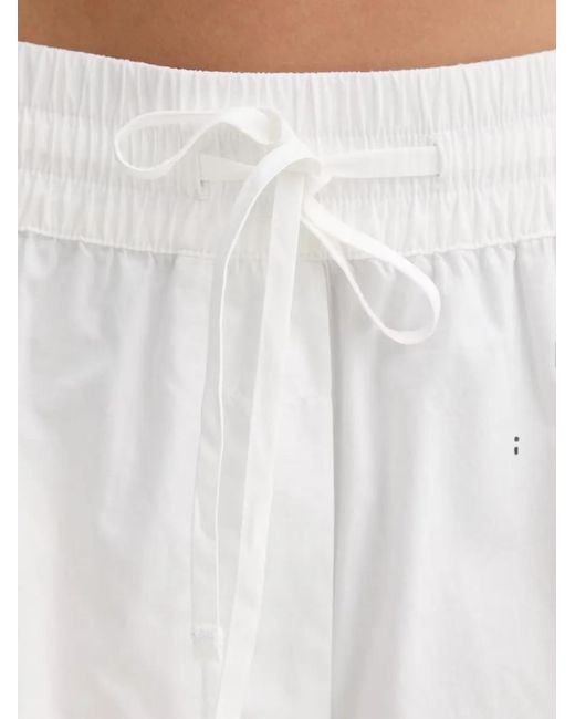 Marc O' Polo White Drawstring Elasticated Cotton Shorts