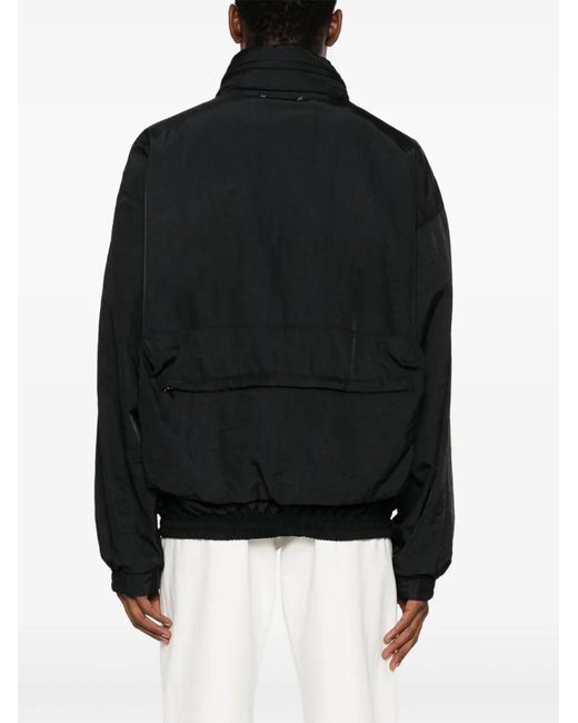 Golden Goose Deluxe Brand Black Hooded Cargo Windbreaker