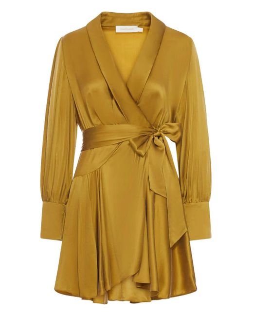 Zimmermann ラッフル ラップドレス Yellow