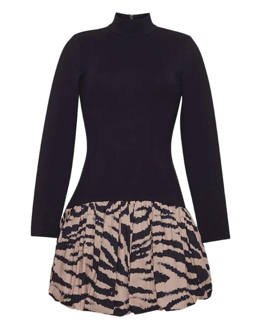 Cara Cara Mini-Jurk Met Dierenprint in het Blue