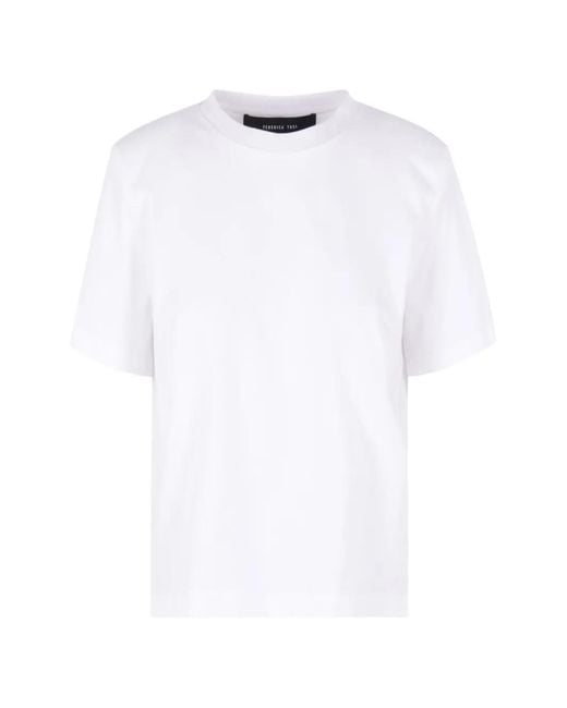 FEDERICA TOSI White T-Shirt À Col Rond