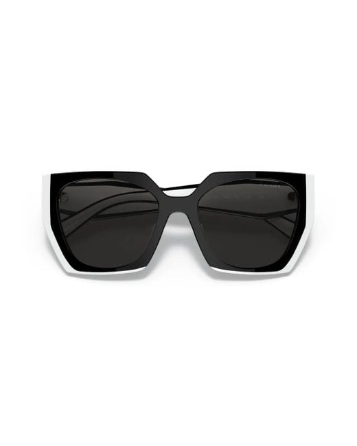 Prada Black Butterfly-Frame Sunglasses