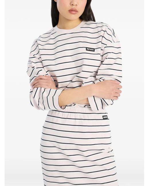 Long-Sleeve T-Shirt ROTATE BIRGER CHRISTENSEN en coloris White