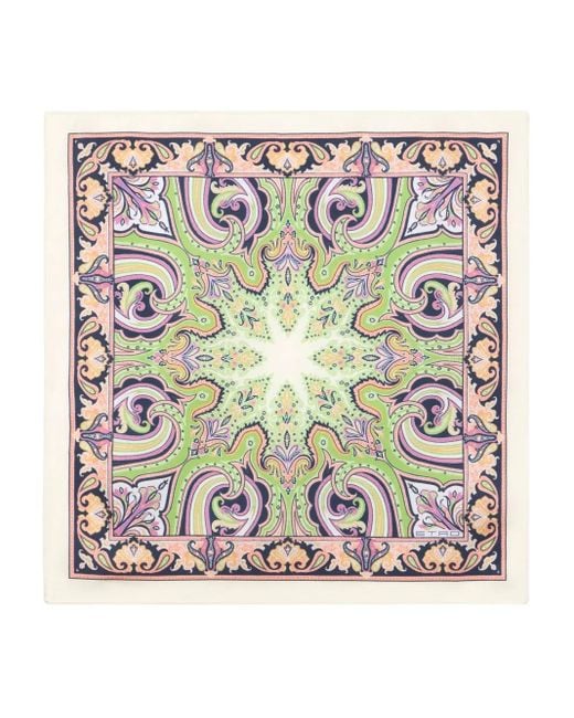 Fazzoletto Da Taschino di Etro in Natural da Uomo