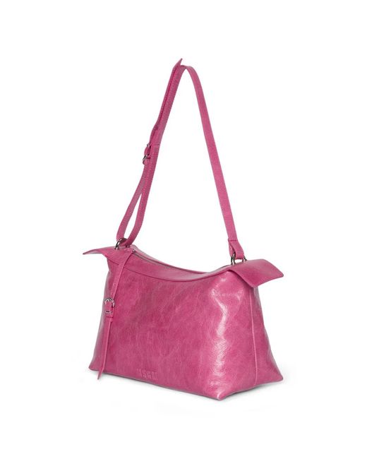 MSGM Pink Zip-Fastening Shoulder Bag