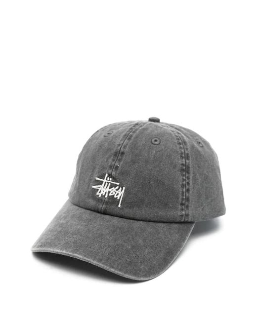 Stussy Gray Washed Cap for men