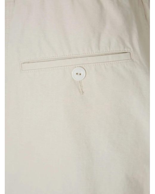 Pantalon En Coton À Patch Logo Maison Mihara Yasuhiro pour homme en coloris White