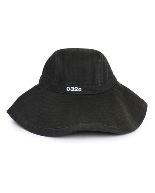 032c Black Euro Denim Sun Hat