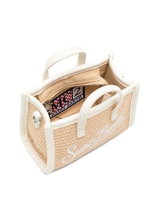 Mc2 Saint Barth Natural Micro Vivian Cross Body Bag