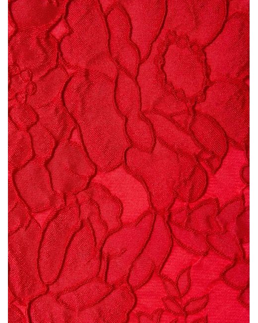 LaDoubleJ Rok Met Bloemenprint in het Red
