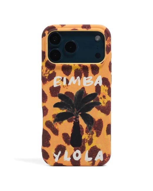 Bimba Y Lola Multicolor Iphone 17 Pro Max Palm Tree Rigid Case