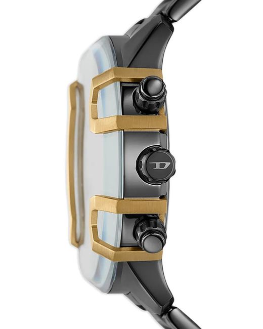 DIESEL Gray Griffed 48Mm Watch for men