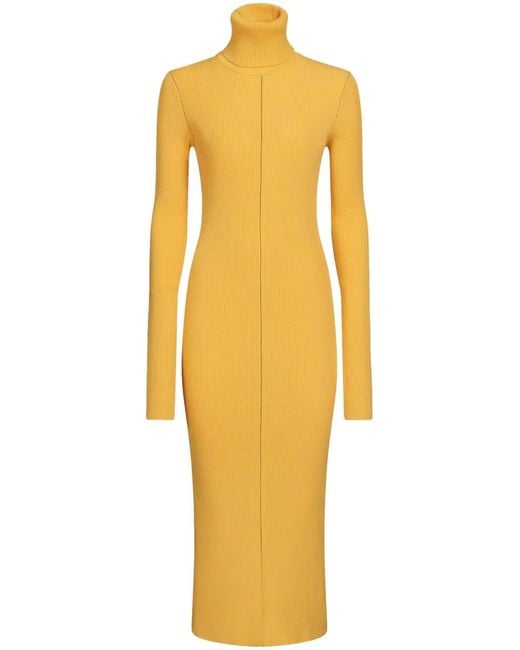 Marni Yellow Marine Dresses