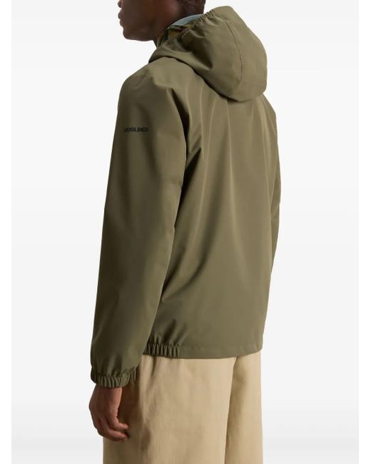 メンズ Woolrich Pacific Two Layers フーデッドジャケット Green