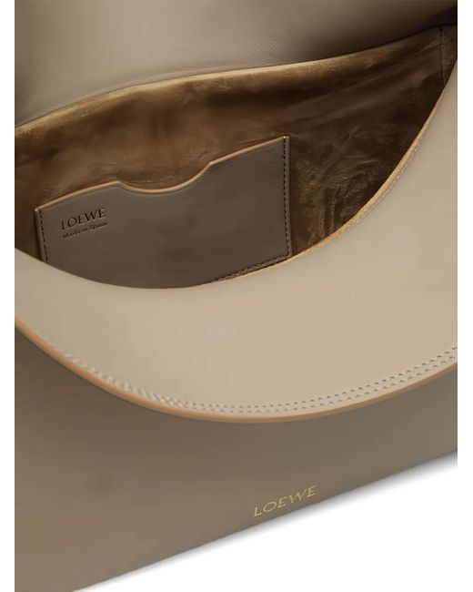 Loewe White Ola Medium Leather Shoulder Bag
