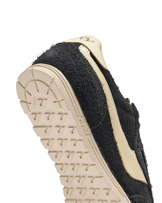 Autry Black Windsphin Low Appliqué Sneakers for men