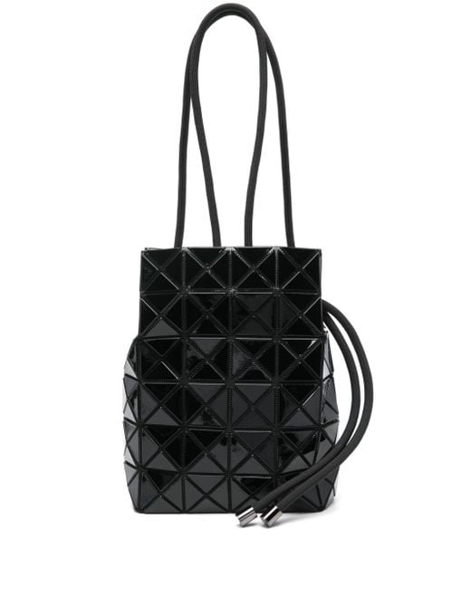 Bao Bao Issey Miyake Black Wring Geometric-panelled Bucket Bag