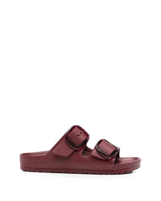 Birkenstock Purple Arizona Buckle-Fastening Slides