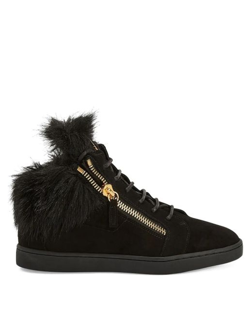 Sneakers Kriss Con Zip di Giuseppe Zanotti in Black