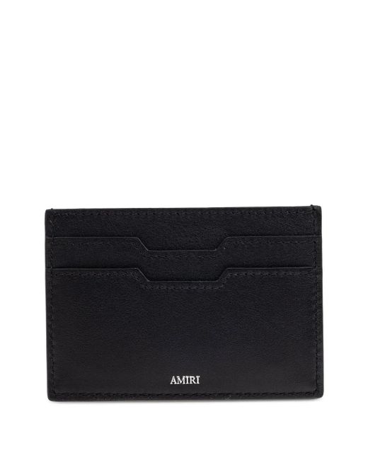 Portacarte Con Decorazione di Amiri in Black da Uomo