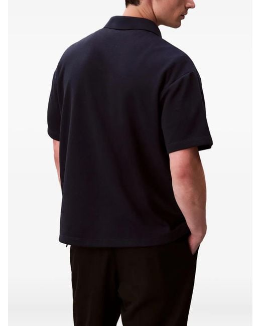 Calvin Klein Blue Logo Polo Shirt for men