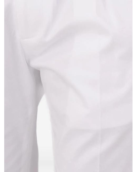 Berwich Pink Pleated-Pocket Trousers for men