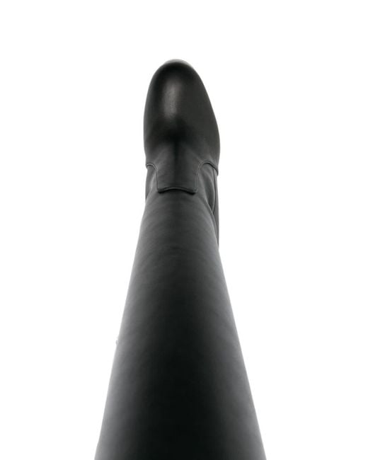 Casadei Black Betty 150mm Thigh-high Boots