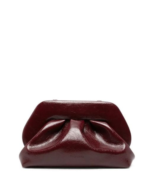THEMOIRÈ Purple Bios Ruched Shoulder Bag