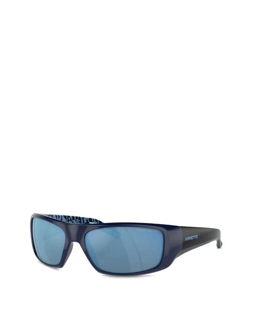 Arnette Blue Hot Shot Rectangle-Frame Sunglasses for men