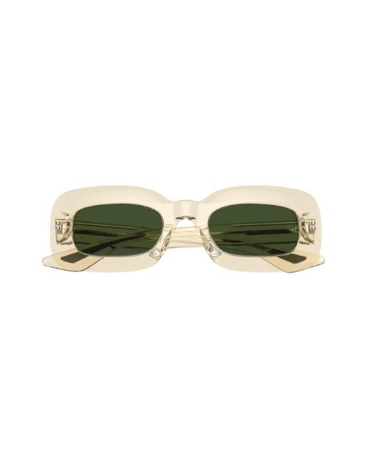 Oliver Peoples Green 1966C Rectangle-Frame Sunglasses