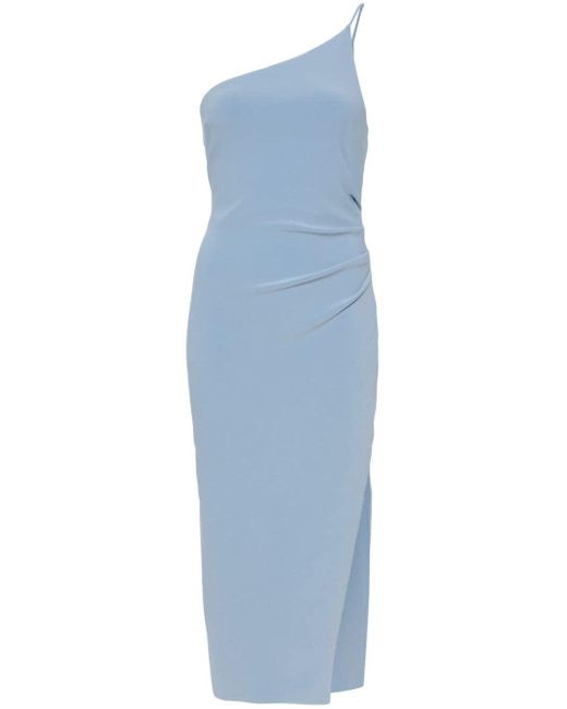 Bec & Bridge Blue Nala One-Shoulder-Kleid