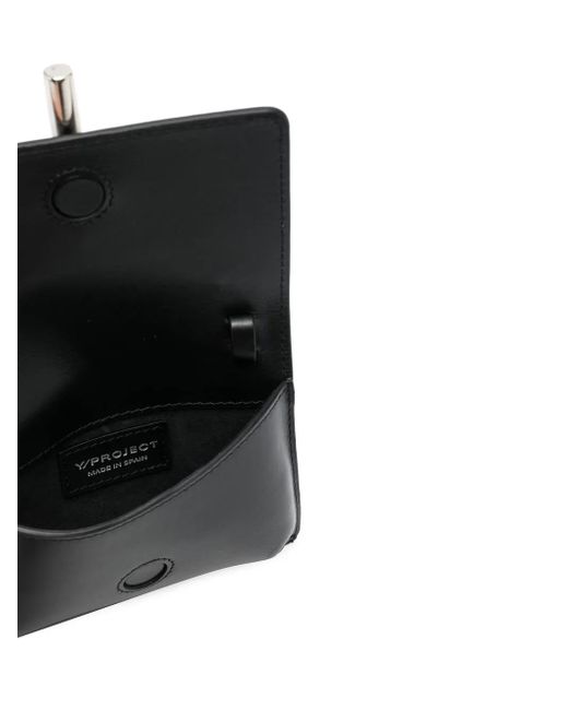 Y. Project Black Logo-Plaque Crossbody Bag