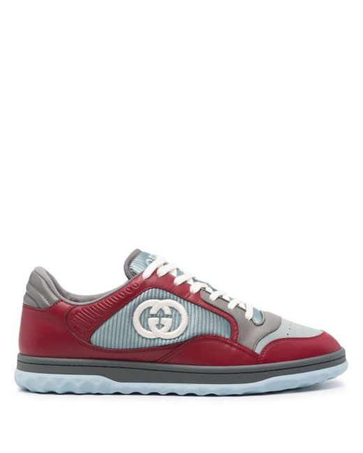 Gucci Mac80 Sneakers Met Vlakken in het Red voor heren