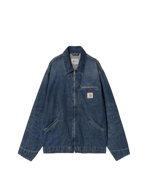 Carhartt Blue Zip Detroit Jacket for men