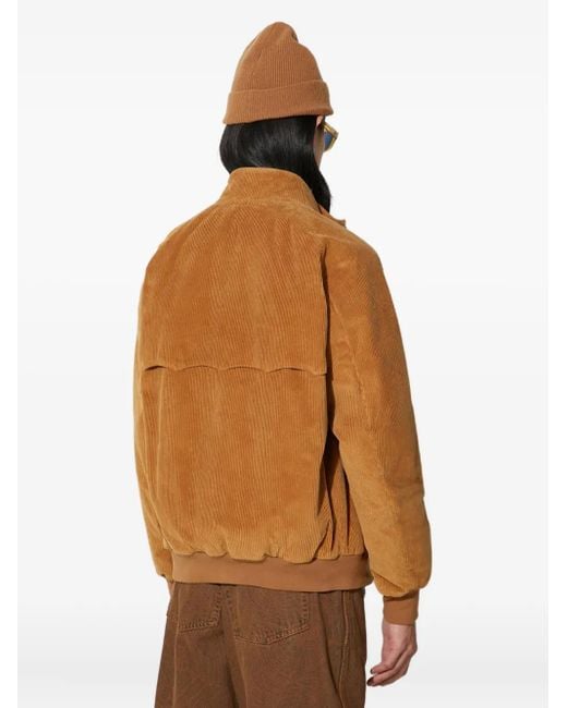 Baracuta G9 Cord AF Pocket Harrington Jacke in Brown für Herren