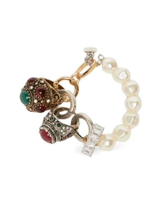 Weekend by Maxmara White Ring-Charm Bracelet