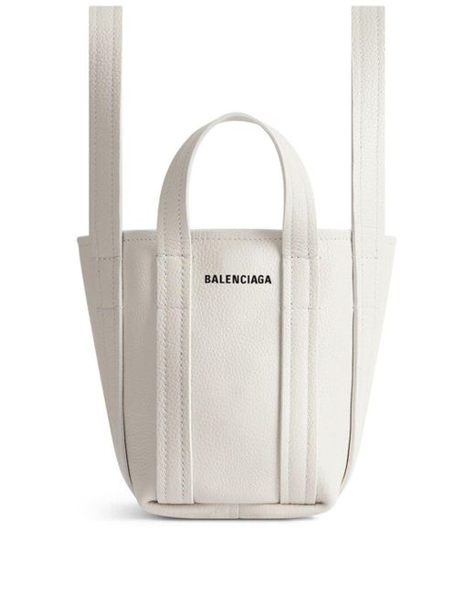 Balenciaga White Mini Everyday 2.0 Schultertasche