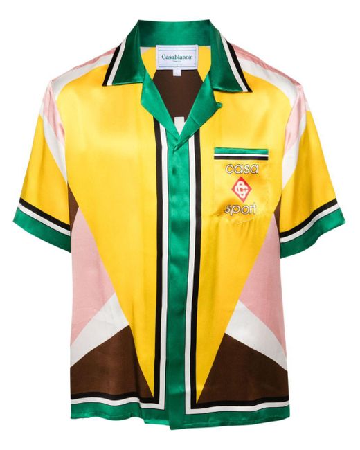 Camicia Casa Sport di Casablancabrand in Yellow