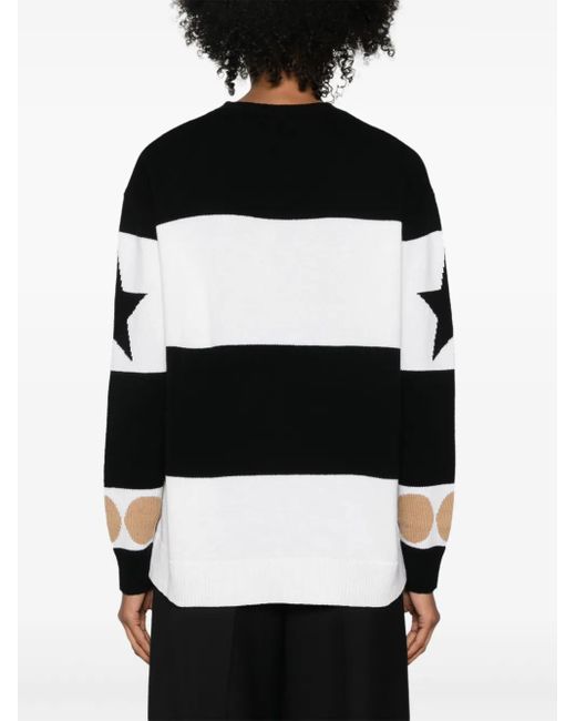 Max Mara Black Wool And Cashmere Blend Jumper