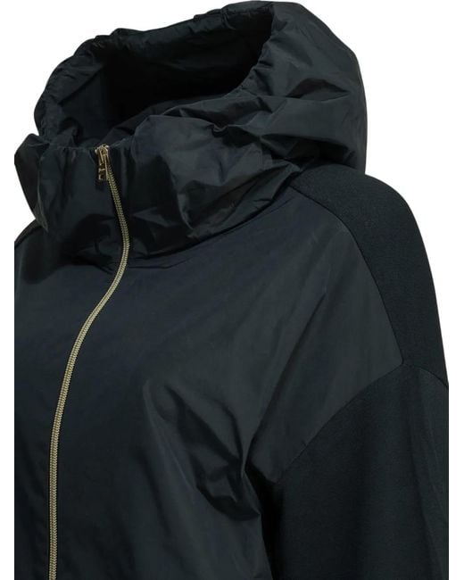 Herno Black Hooded Jacket