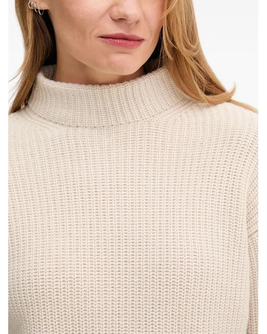 Joop! White Pull À Col Roulé