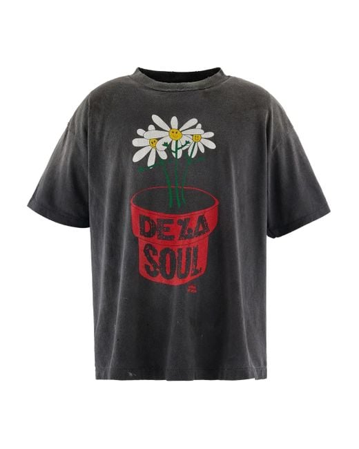 SAINT Mxxxxxx Black De La Soul T-Shirt for men