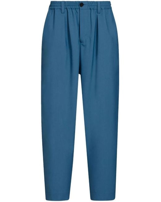 Marni Tropical Hose Mit Bundfalten in Blue für Herren