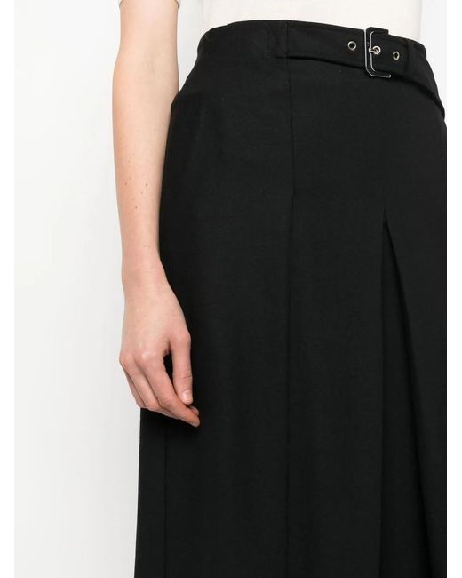 Alberta Ferretti Black High Waist Trousers