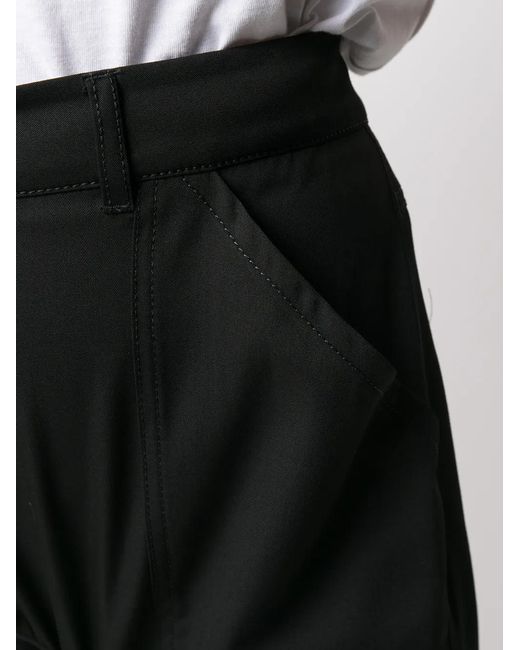 Stella McCartney Cropped Plooibroek in het Black