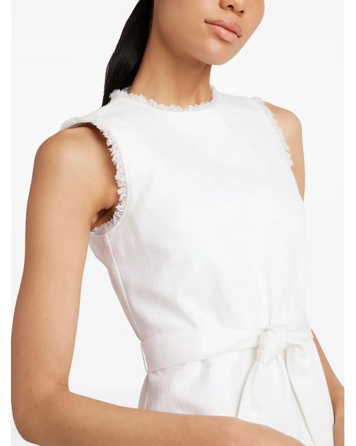 Cinq À Sept White Mindie Short Dress