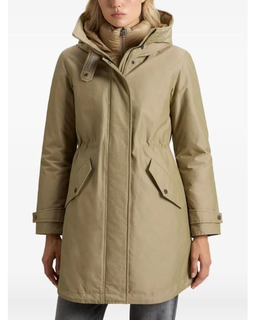 Woolrich Natural Authentic Parka Coat